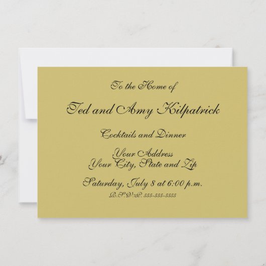 Tieres antikes Pferderückenkaninchen Einladung (Rückseite)