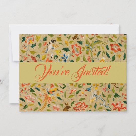 Tieres antikes Pferderückenkaninchen Einladung (Vorderseite)