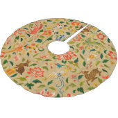 Tieres antikes Pferderückenkaninchen Polyester Weihnachtsbaumdecke (Schrägansicht)