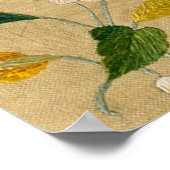 Tieres antikes Pferderückenkaninchen Poster (Ecke)