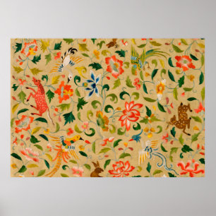 Tieres antikes Pferderückenkaninchen Poster