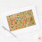 Tieres antikes Pferderückenkaninchen Rechteckiger Aufkleber (Umschlag)