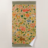 Tieres antikes Pferderückenkaninchen Strandtuch (Vorderseite)