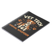 Tierexperimentelle Whispere Niedliches Welpensteth Notizblock (Linke Seite)