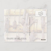 Tierfallen in Alaska Postkarte (Rückseite)