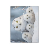 Tierfamilie, die die Natur hinausführt Notizblock (Rotiert)