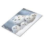 Tierfamilie, die die Natur hinausführt Notizblock (angewinkelt)