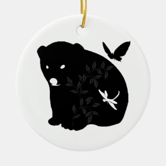 Tierfamilie Keramikornament (Vorne)