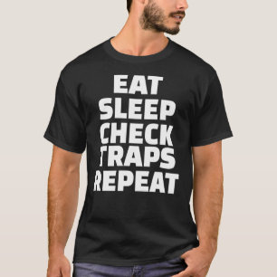 TIERFANG Karo Fallen Klassischer T - Shirt