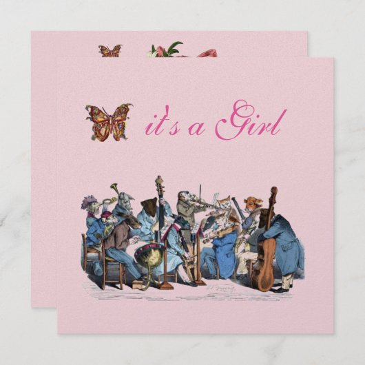 TIERFARBENFARBSCHUHE EINLADUNG (Vorne/Hinten)