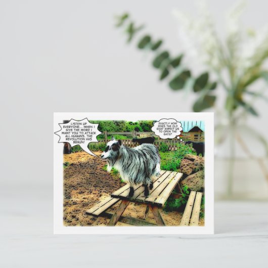 Tierfarm : Die Revolution beginnt! | COMIC Postkarte (Stehend Vorderseite)