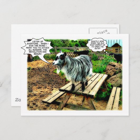 Tierfarm : Die Revolution beginnt! | COMIC Postkarte (Vorne/Hinten)