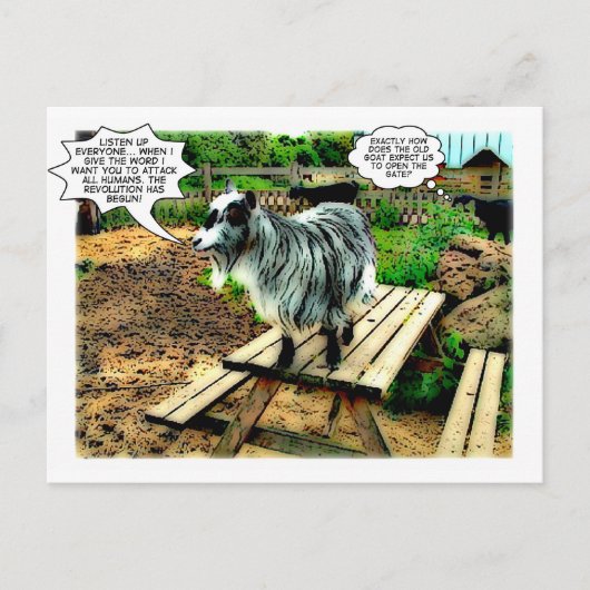 Tierfarm : Die Revolution beginnt! | COMIC Postkarte (Vorderseite)