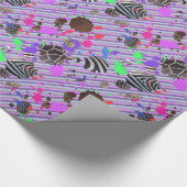 Tierfell gegangenes wildes Packpapier (Ecke)