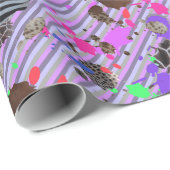 Tierfell gegangenes wildes Packpapier (Rolleneckpunkt)
