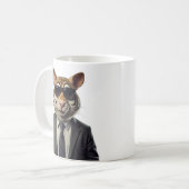 Tierfigur in einer Suite-Tasse Kaffeetasse (Vorderseite Links)
