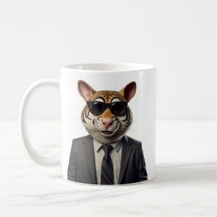 Tierfigur in einer Suite-Tasse Kaffeetasse