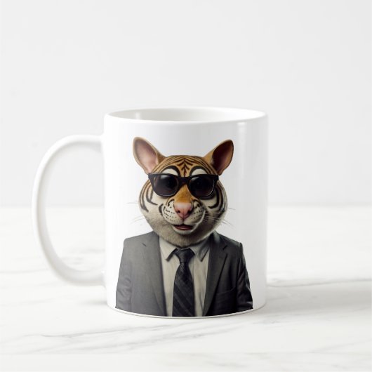 Tierfigur in einer Suite-Tasse Kaffeetasse (Links)
