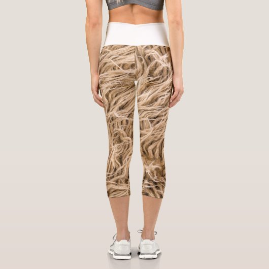 Tierfleisch Capri Leggings (Rückseite)