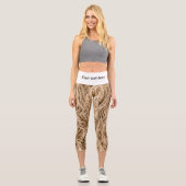 Tierfleisch Capri Leggings (Vorderseite)