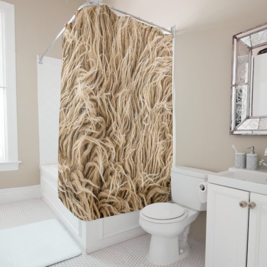 Tierfleisch Duschvorhang (Beispiel)