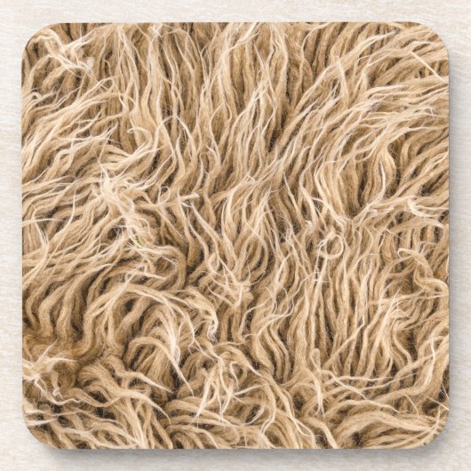 Tierfleisch Getränkeuntersetzer (Vorderseite)