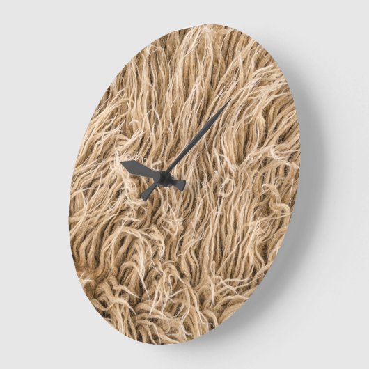 Tierfleisch Große Wanduhr (Winkel)