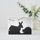 Tierflüge Postkarte (Stehend Vorderseite)