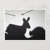 Tierflüge Postkarte (Vorderseite)