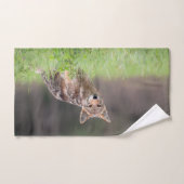 Tierfotografie, Brauner Coyote Handtuch (Handtuch)