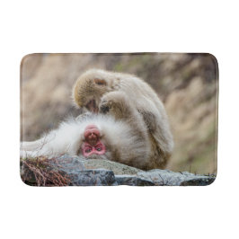 Tierfotografie, Makaken Badematte