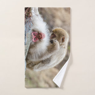 Tierfotografie, Makaken Handtuch