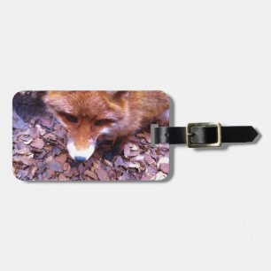 Tierfox-Waldbüro-Party-Duschen-Digital-Kunst Gepäckanhänger