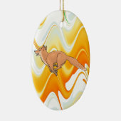 Tierfox-Waldbüro-Party-Duschen-Digital-Kunst Keramikornament (Rechts)