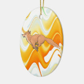 Tierfox-Waldbüro-Party-Duschen-Digital-Kunst Keramikornament (Links)