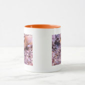 Tierfox-Waldbüro-Party-Duschen-Digital-Kunst Tasse (Zentrum)