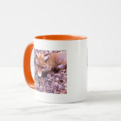 Tierfox-Waldbüro-Party-Duschen-Digital-Kunst Tasse (Vorderseite Links)