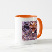Tierfox-Waldbüro-Party-Duschen-Digital-Kunst Tasse (VorderseiteRechts)