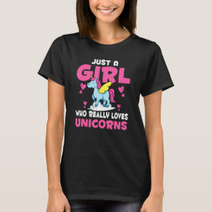 Tierfrauen nur ein Mädchen, das wirklich Lieben ei T-Shirt