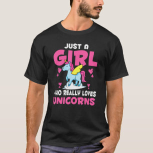 Tierfrauen nur ein Mädchen, das wirklich Lieben ei T-Shirt