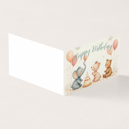 Tierfreude mit Balloons (Vorderseite)