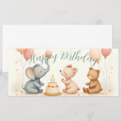 Tierfreude mit Balloons (Vorne/Hinten)