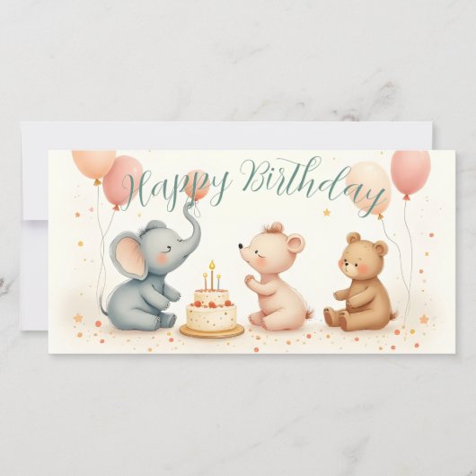 Tierfreude mit Balloons (Vorderseite)