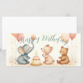 Tierfreude mit Balloons (Vorne/Hinten)