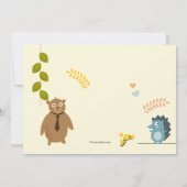 Tierfreund-Foto-Einladung Einladung (Rückseite)