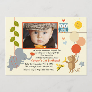 Tierfreund-Foto-Einladung Einladung