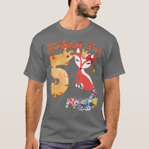 Tierfreunde 5th Birthday Girl of Bday 5 Year T-Shirt