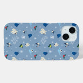 Tierfreunde "Bye Buddy" Wintermuster Case-Mate iPhone Hülle (Rückseite (Horizontal))