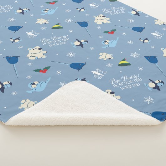 Tierfreunde "Bye Buddy" Wintermuster Sherpadecke (3/4)