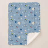 Tierfreunde "Bye Buddy" Wintermuster Sherpadecke (Vorderseite)